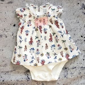 Carter's. Wildflower Ruffled Smock Dress